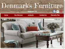 Tablet Screenshot of denmarksfurnituremart.com